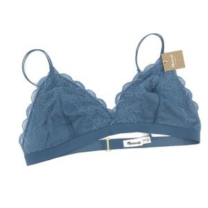 NWT Madewell Lace Liana Triangle Bra